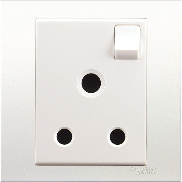 KB15_15 Switched Socket, Vivace, 15A, 250V, 1 gang, white