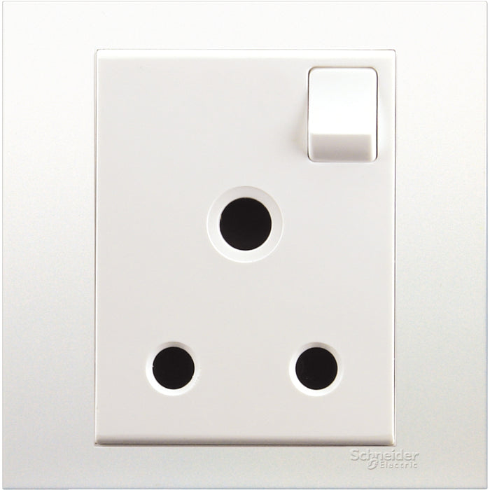 KB15_15 Switched Socket, Vivace, 15A, 250V, 1 gang, white