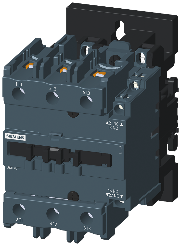 3MT7065-3AA11-0AN2 3P Power Contactor AC3:120A AC 220V 50/60 Hz Main circuit: Screw Auxiliary circuit: Screw