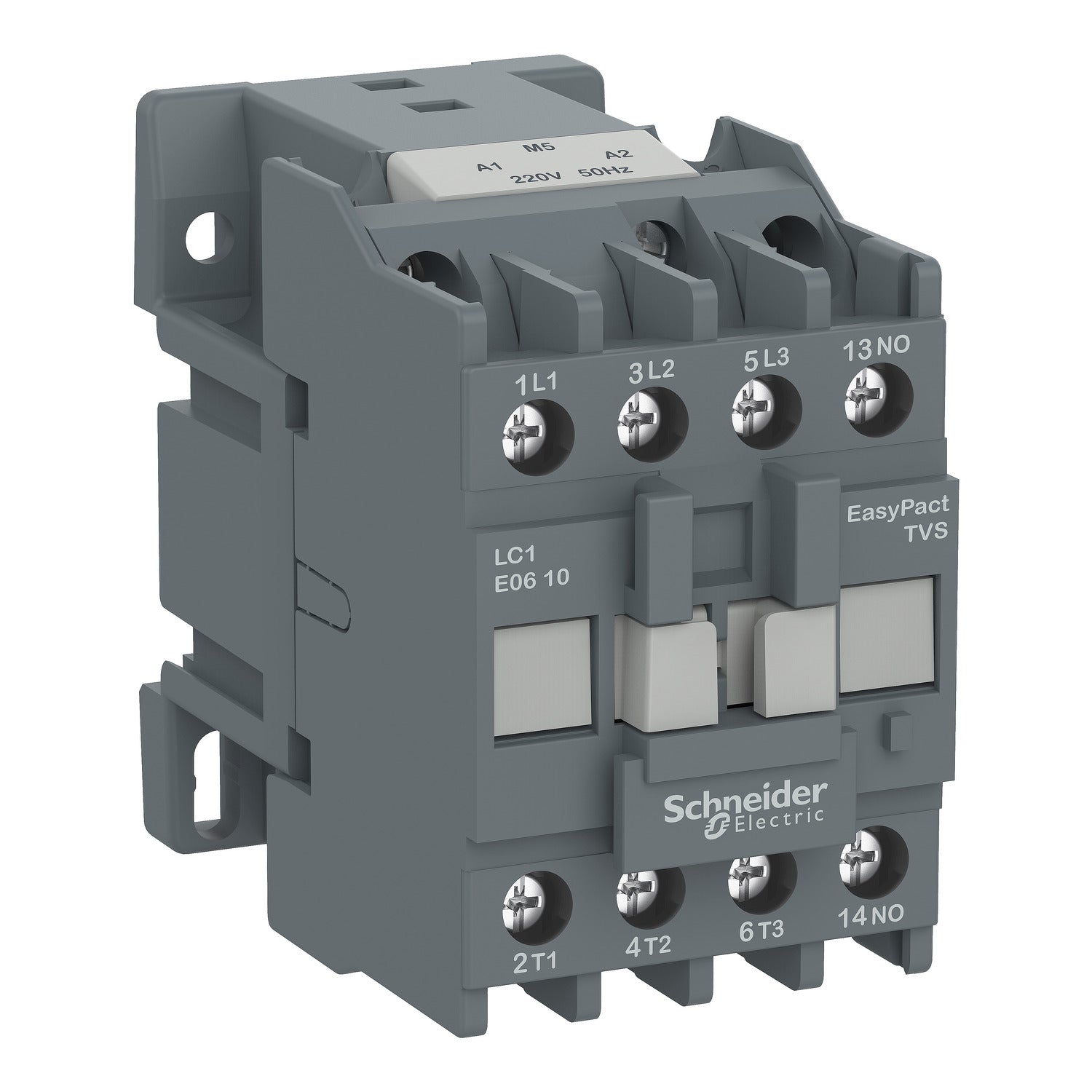 LC1E0901M5 
EasyPact TVS contactor 3P(3 NO) - AC-3 - <= 440 V 9A - 220 V AC coil