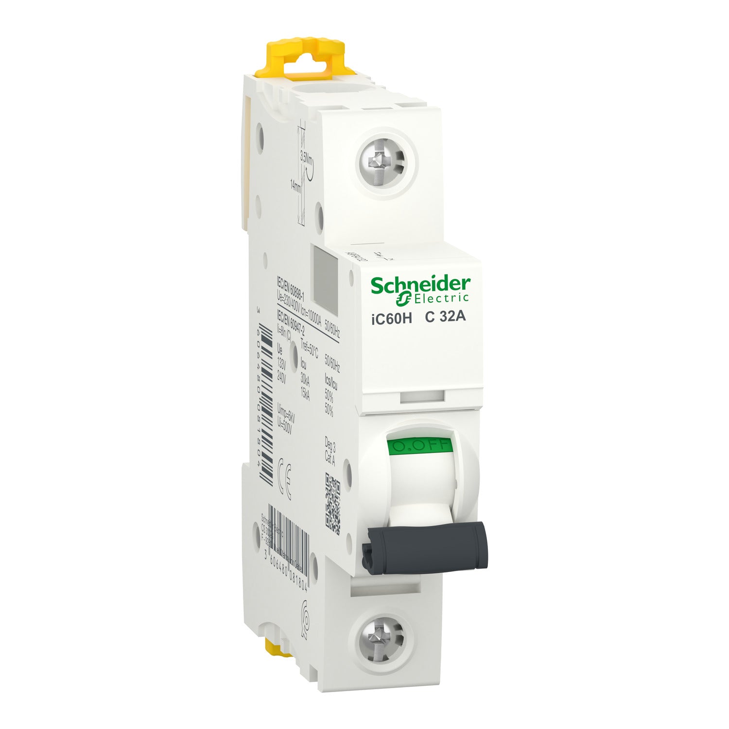 A9F84132 
iC60H - miniature circuit breaker - 1P - 32A - C curve