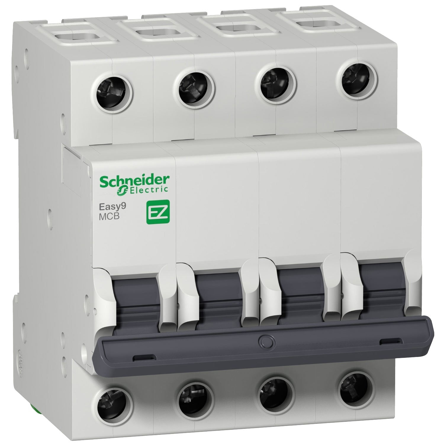 EZ9F56406 
Easy9 miniature circuit breaker- 4P - 6 A - C curve - 6000 A - 400 V