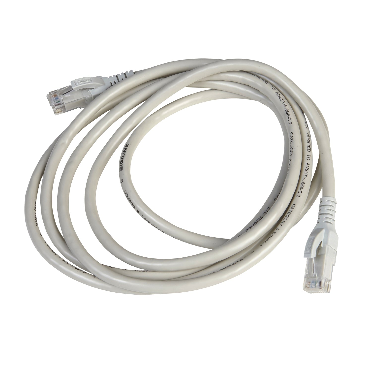 UTP,2M-GREY Category 6, Patch Cord, UTP, 2M, Grey
