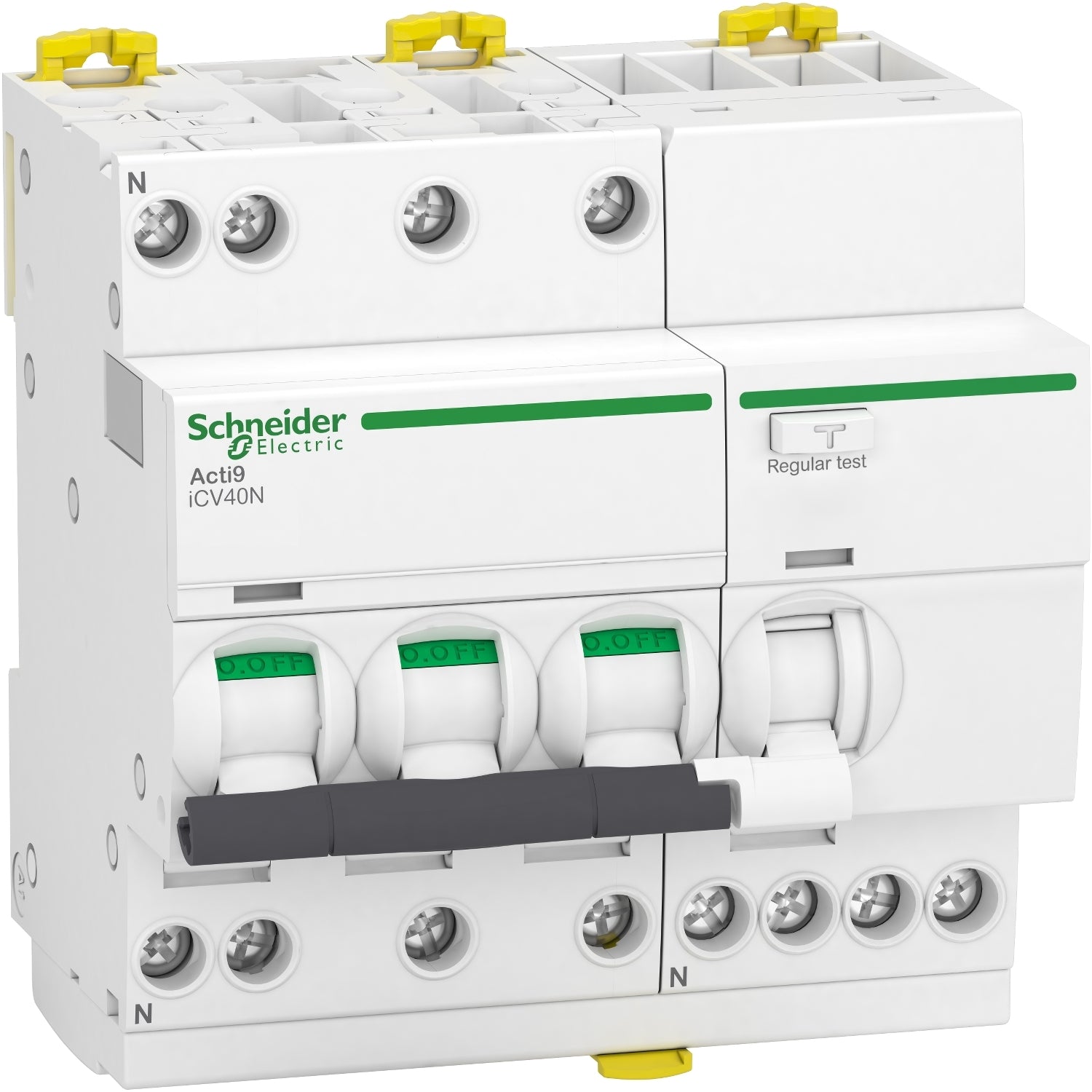 A9DE3732 
residual current breaker with overcurrent protection (RCBO), Acti9 iCV40, 3P+N, 32 A, C Curve, 6000 A, 30 mA, AC type