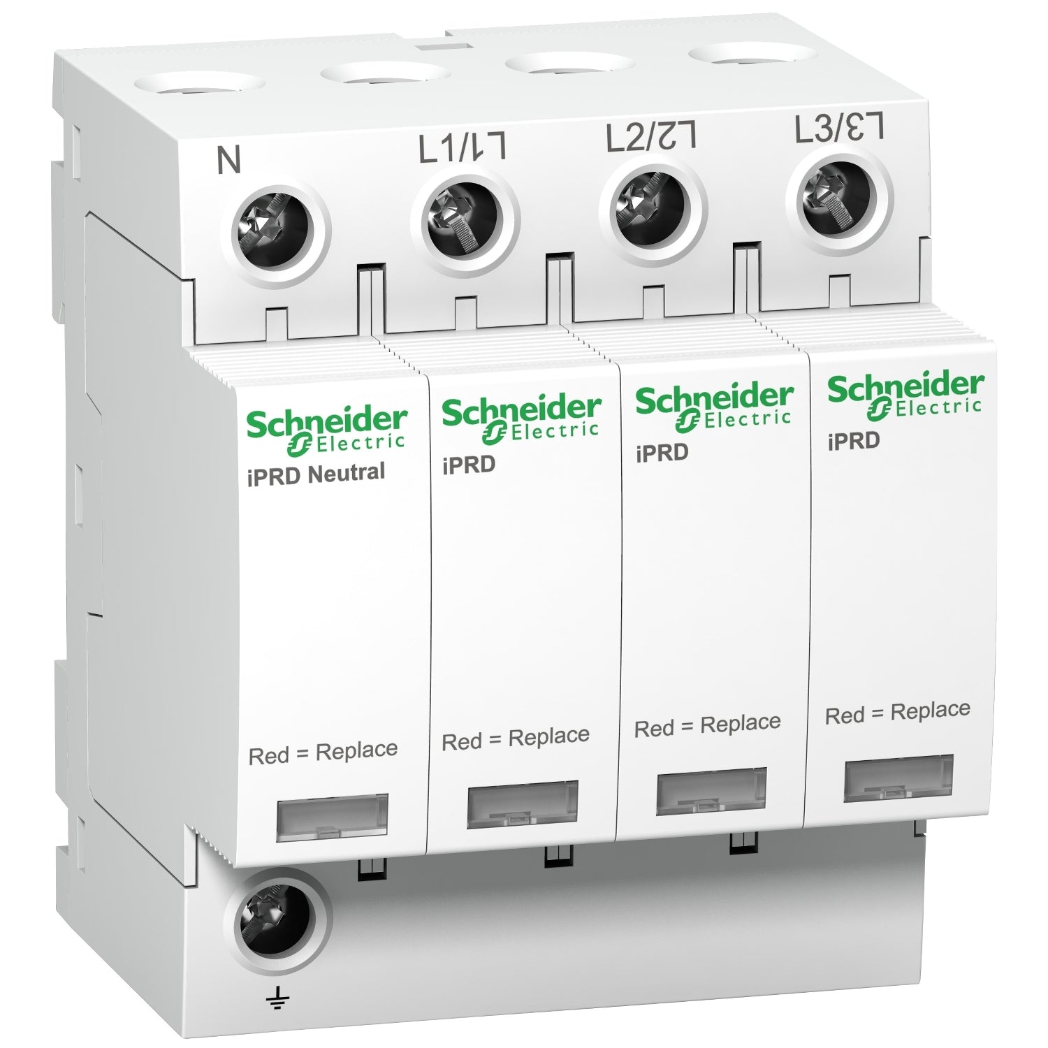 A9L65601 iPRD65r modular surge arrester - 3P + N - 350V - with remote transfert