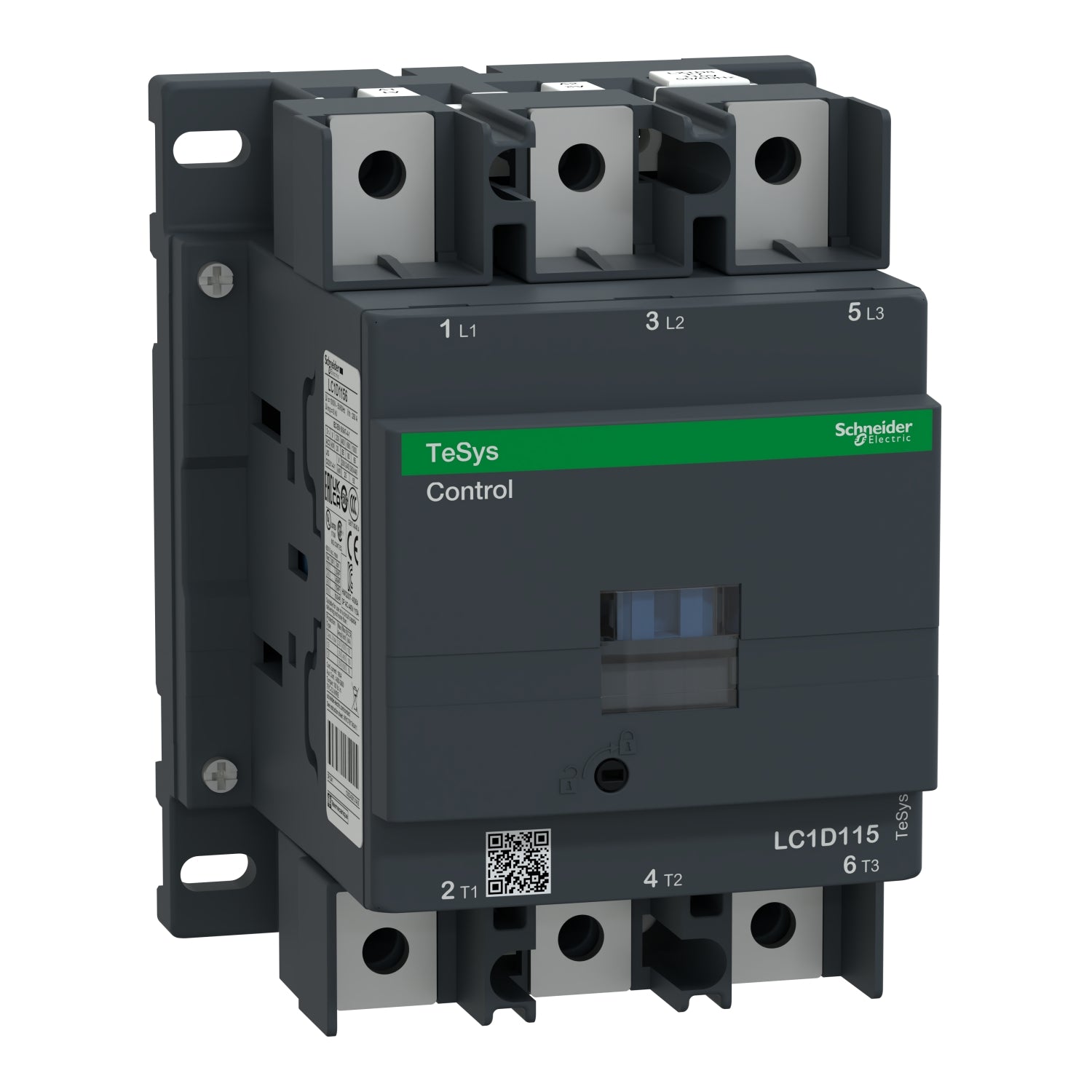 LC1D1156P7 
TeSys D contactor - 3P(3 NO) - AC-3 - <= 440 V 115 A - 230 V AC 50/60 Hz coil