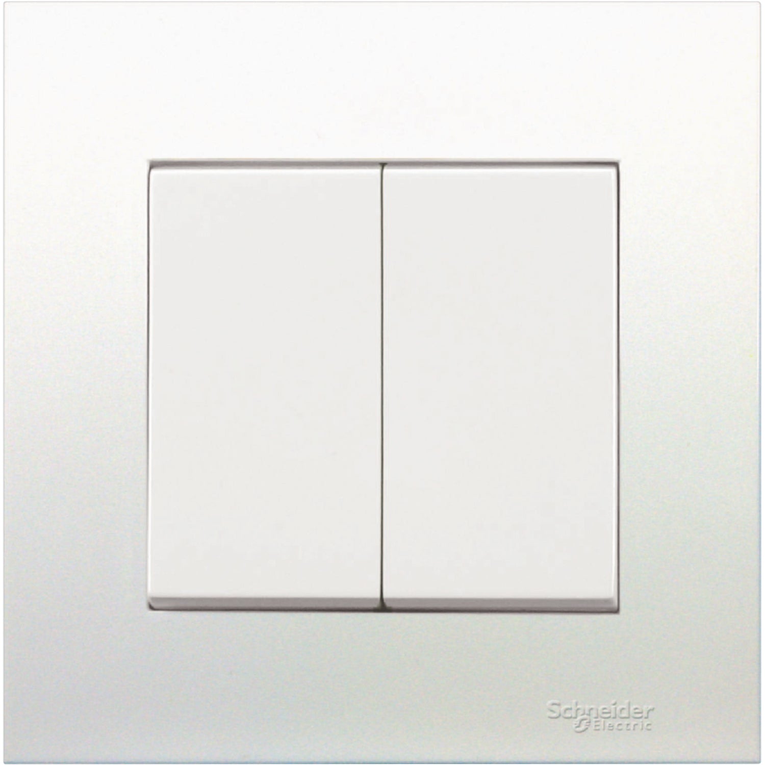KB32_1 Switch, Vivace, 16AX, 250V, 2 gang, 1 way, white