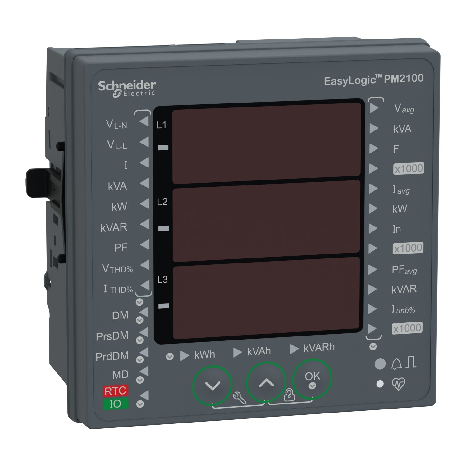 METSEPM2110 
EasyLogic PM2110, Power & Energy meter, Total Harmonic, LED display, Pulse, class 1