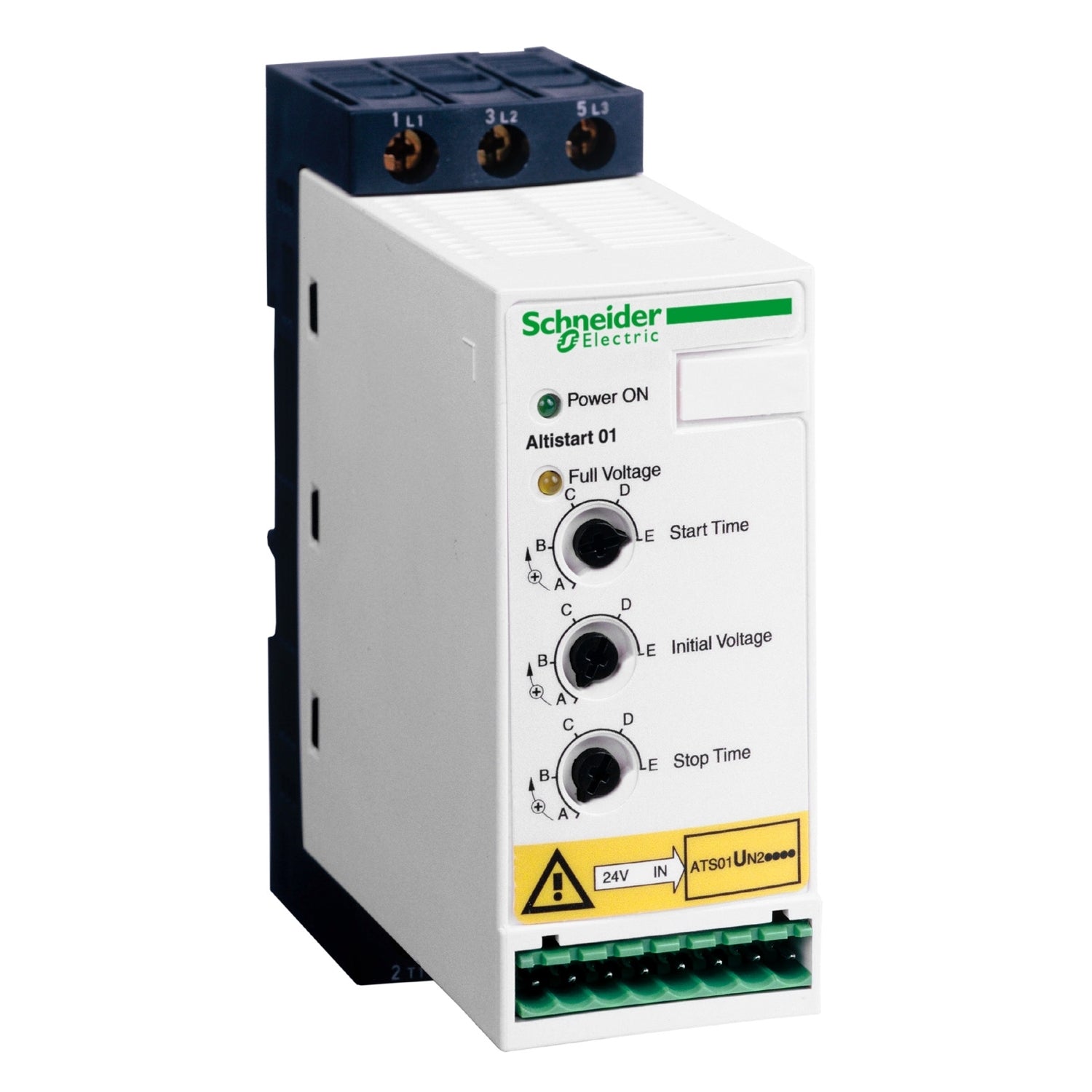 ATS01N212QN 
soft starter for asynchronous motor - ATS01 - 12 A - 380..415V - 5.5 KW