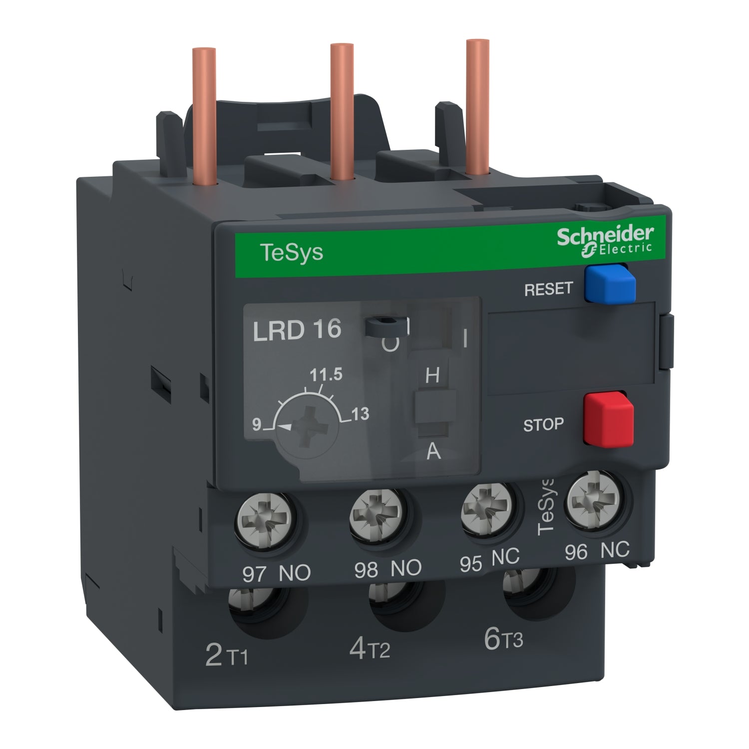 LR3D166 
TeSys Deca thermal overload relays - 9...13 A - class 10A