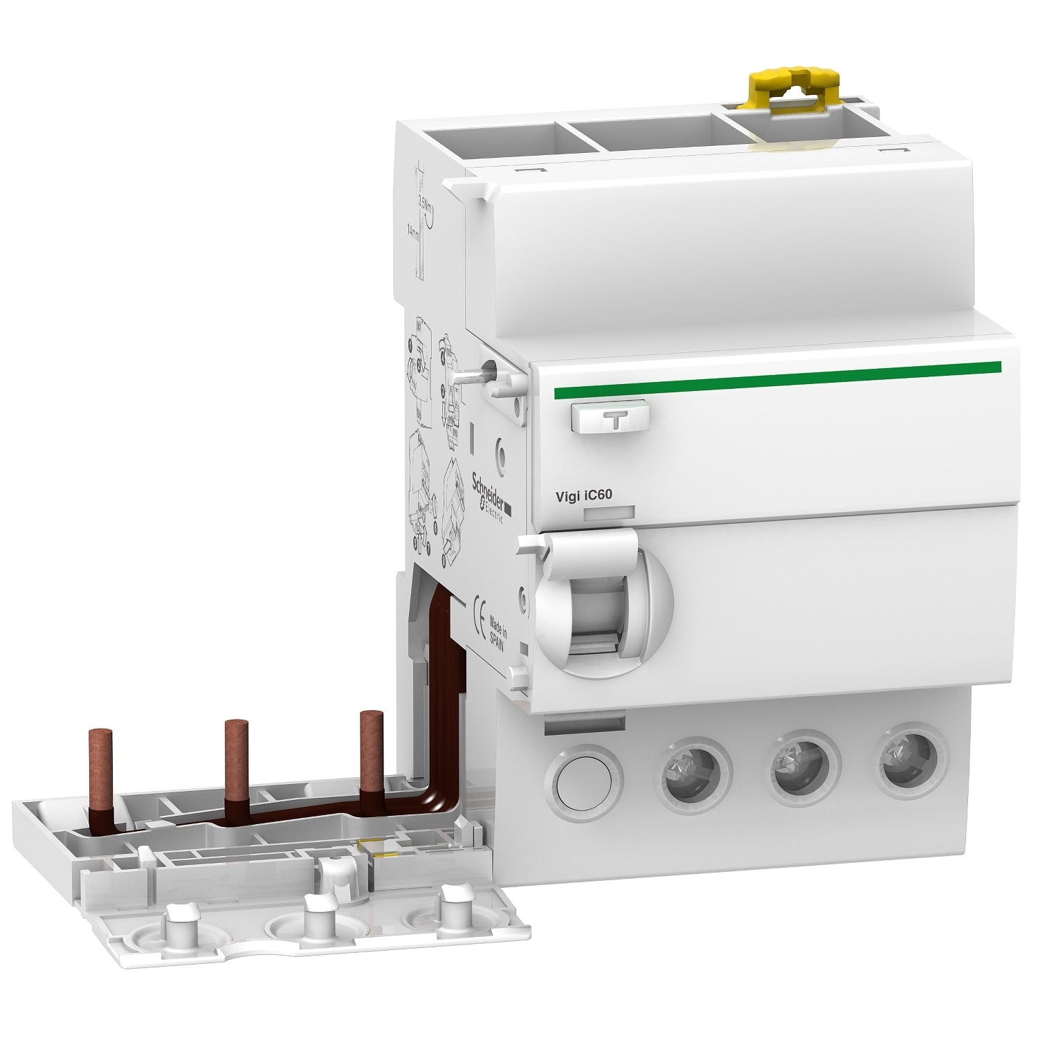 A9V41363 
Vigi iC60 - earth leakage add-on block - 3P - 63A - 30mA - AC type
