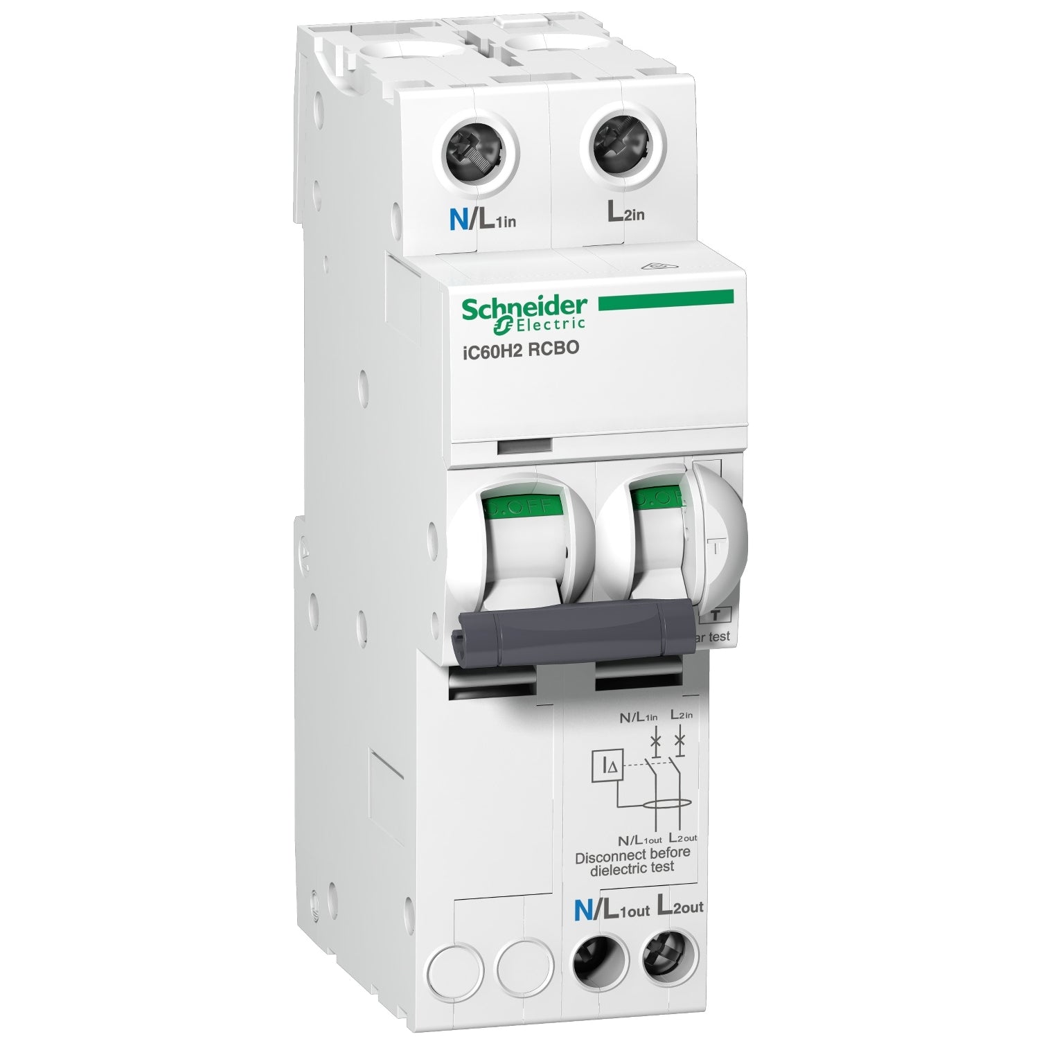 A9D11210 
iC60H2 - earth leakage circuit breaker - 2P - C curve - 10 A - 30m A - 240 V