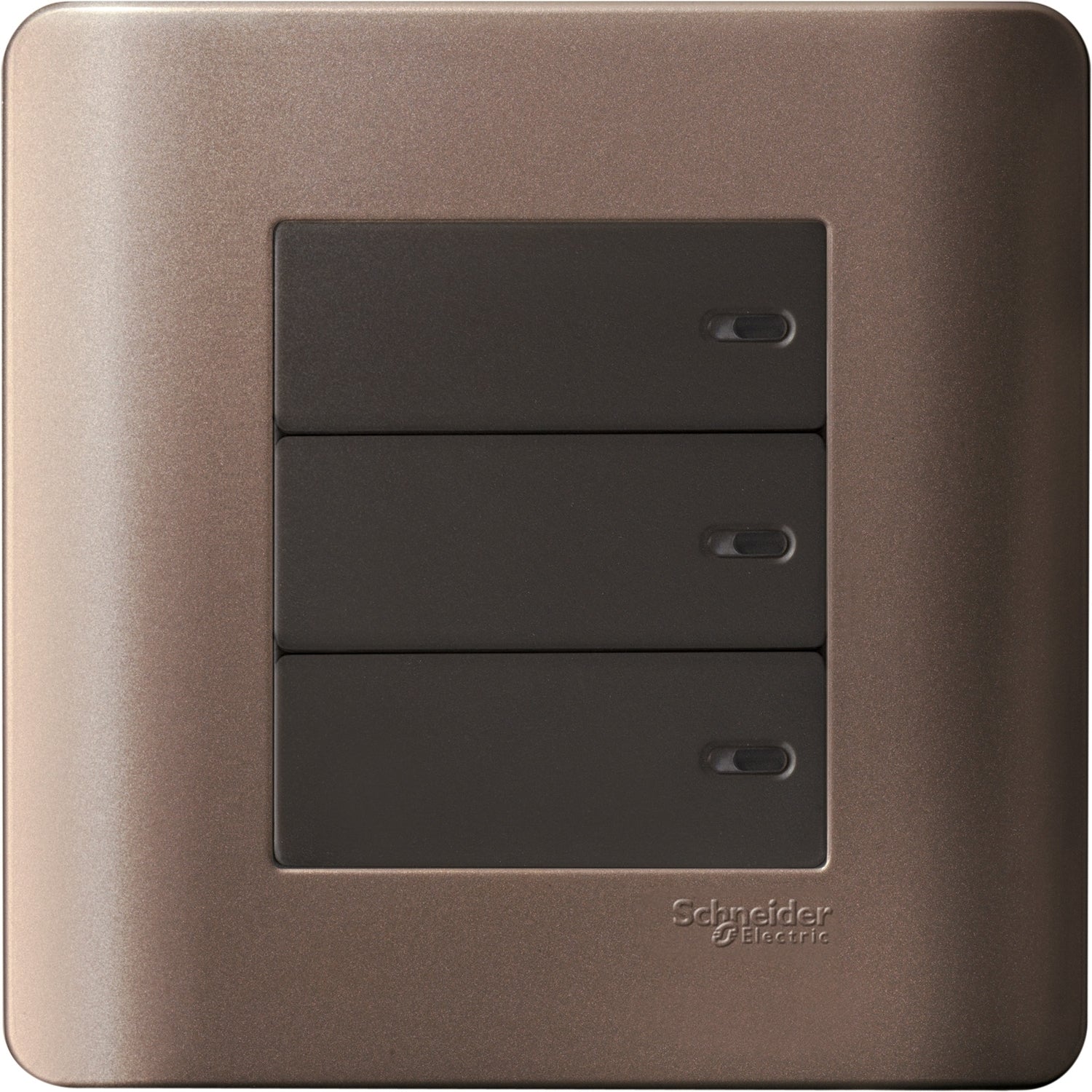 E8433_2_SZ 
ZENcelo-16AX 3 Gang 2 Way Full-Flat Switch- Silver Bronze.