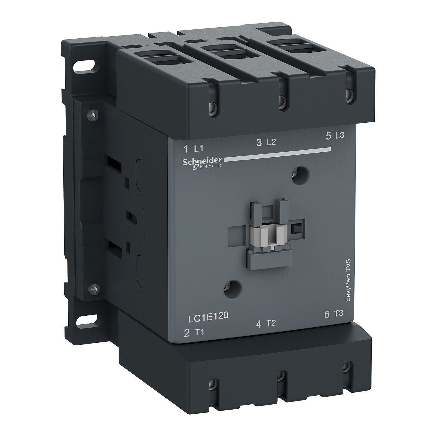 LC1E120N5 
EasyPact TVS contactor 3P(3 NO) - AC-3 - <= 440 V 120A - 415 V AC coil