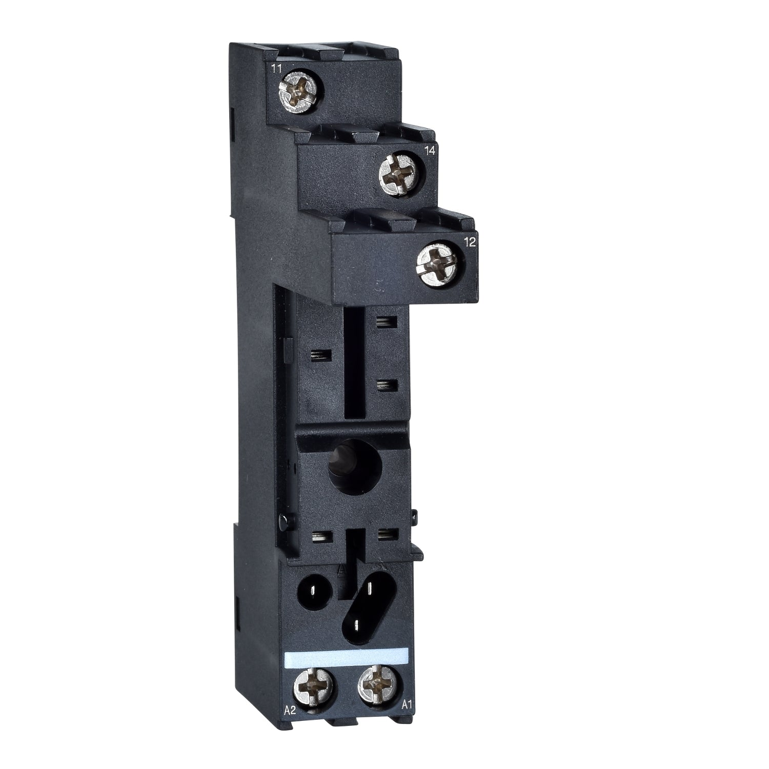 RSZE1S35M Harmony, Socket, for RSB1A relays, 12 A, screw connectors, separate contact