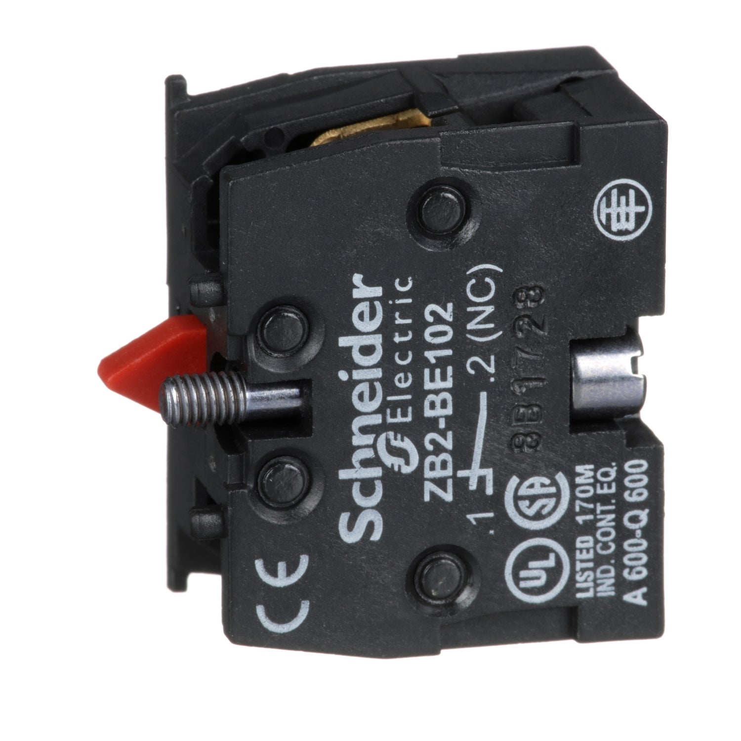 ZB2BE102 Harmony XAC, Single contact block, 1 NC