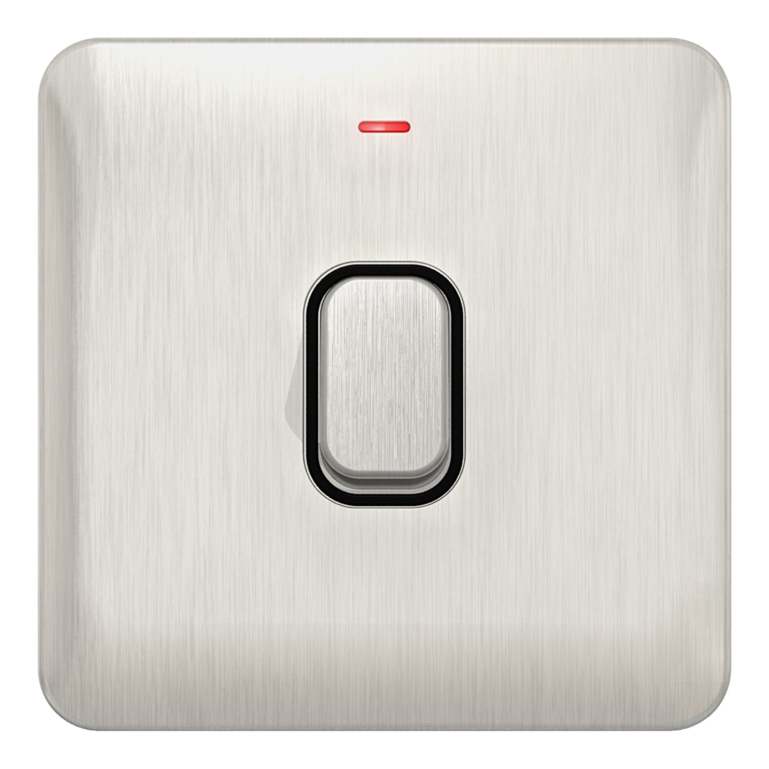 GGBL2011BSS 
Lisse - Control Switch - 1 gang LED Ind - 20AX DP Stainless Steel with Black int