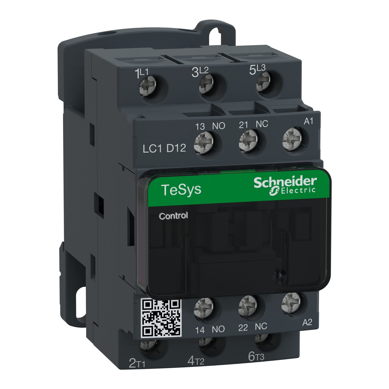 LC1D12F7 TeSys D contactor, 3P(3 NO), AC-3, <= 440 V 12 A, 110 VAC coil