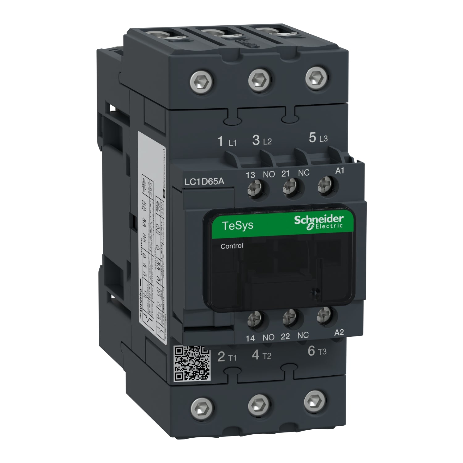 LC1D65AP7 
Contactor, TeSys Deca, 3P(3 NO), AC-3/AC-3e, <=400V, 65A, 230V AC 50/60Hz coil, screw clamp terminals