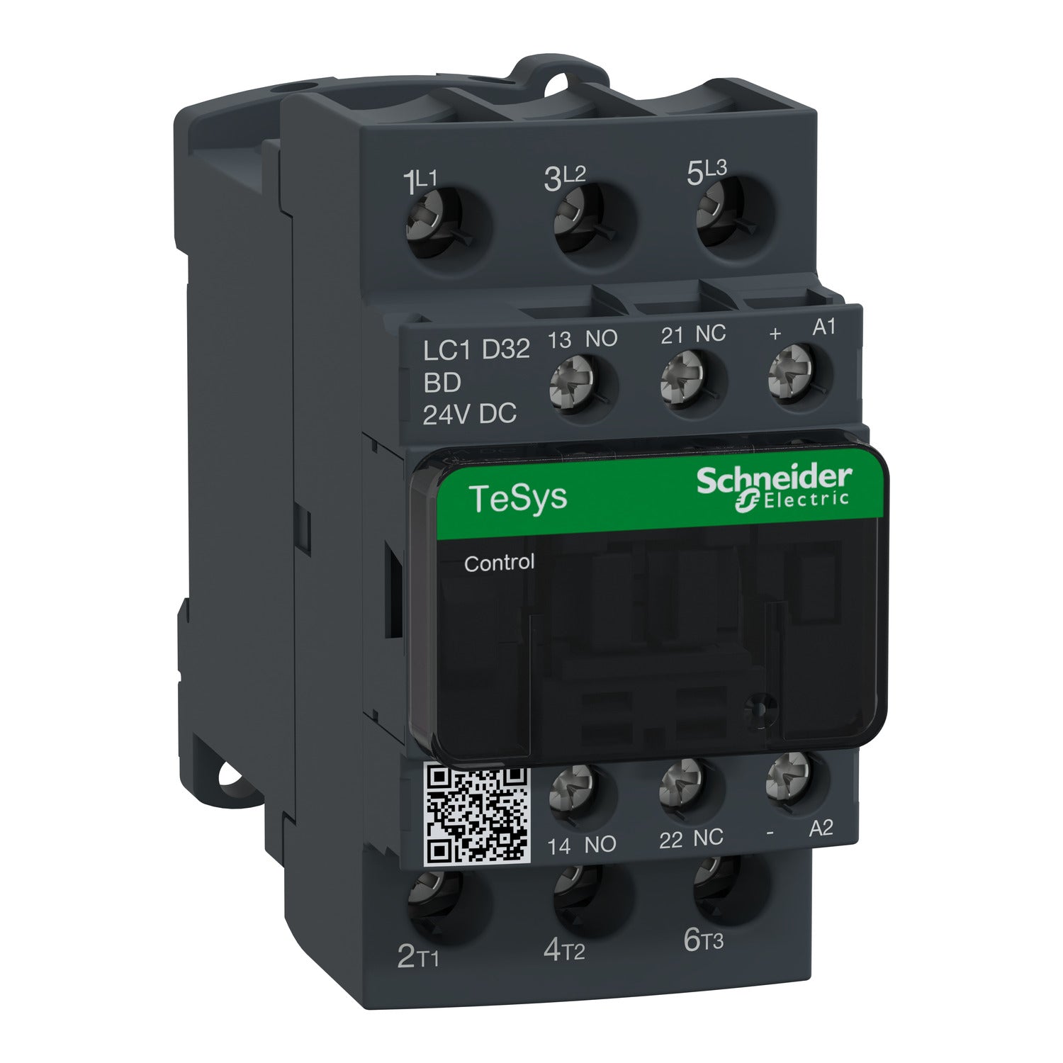 LC1D32BD LC1D32BD, TeSys D contactor, 3P(3 NO), AC-3, <= 440 V 32 A, 24 VDC coil