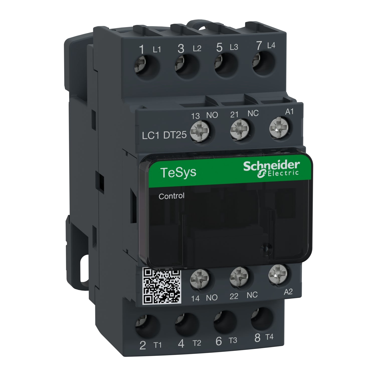LC1DT25M7 TeSys D contactor - 4P(4 NO) - AC-1 - <= 440 V 25 A - 220 V AC 50/60 Hz coil