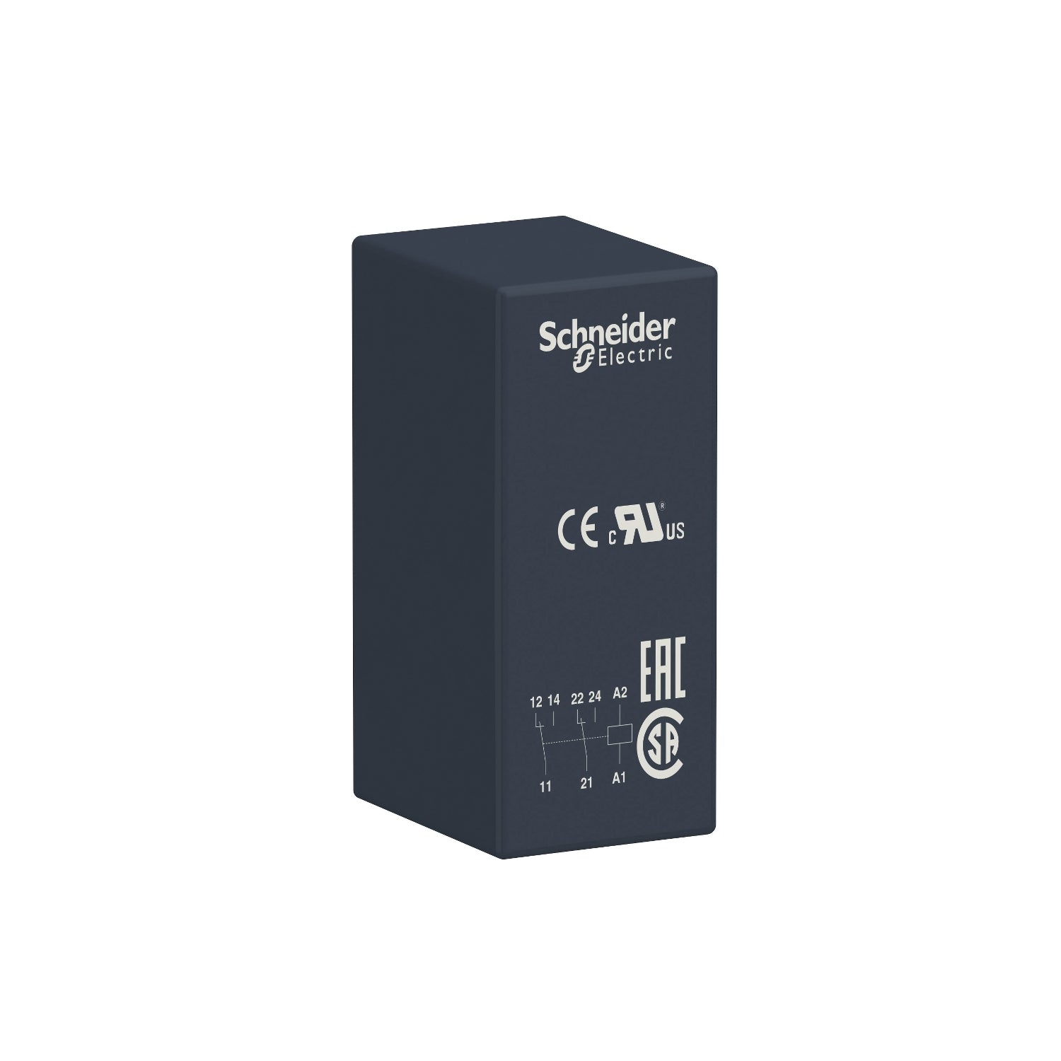 RSB2A080P7 Harmony, Interface plug-in relay, 8 A, 2 CO, 230 V AC