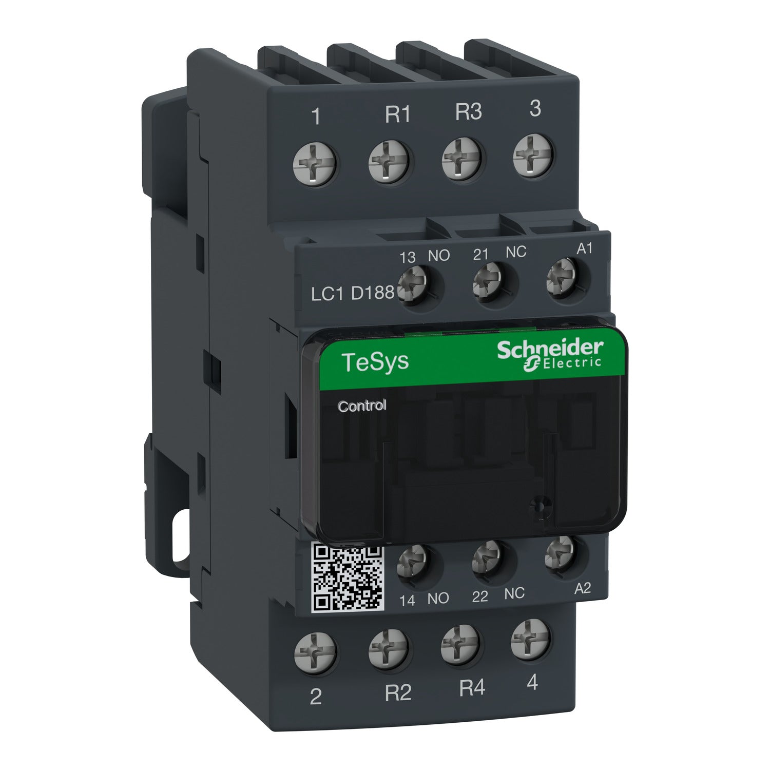 LC1D188F7 
TeSys D contactor - 4P(2 NO + 2 NC) - AC-1 - <= 440 V 32 A - 110 V AC coil