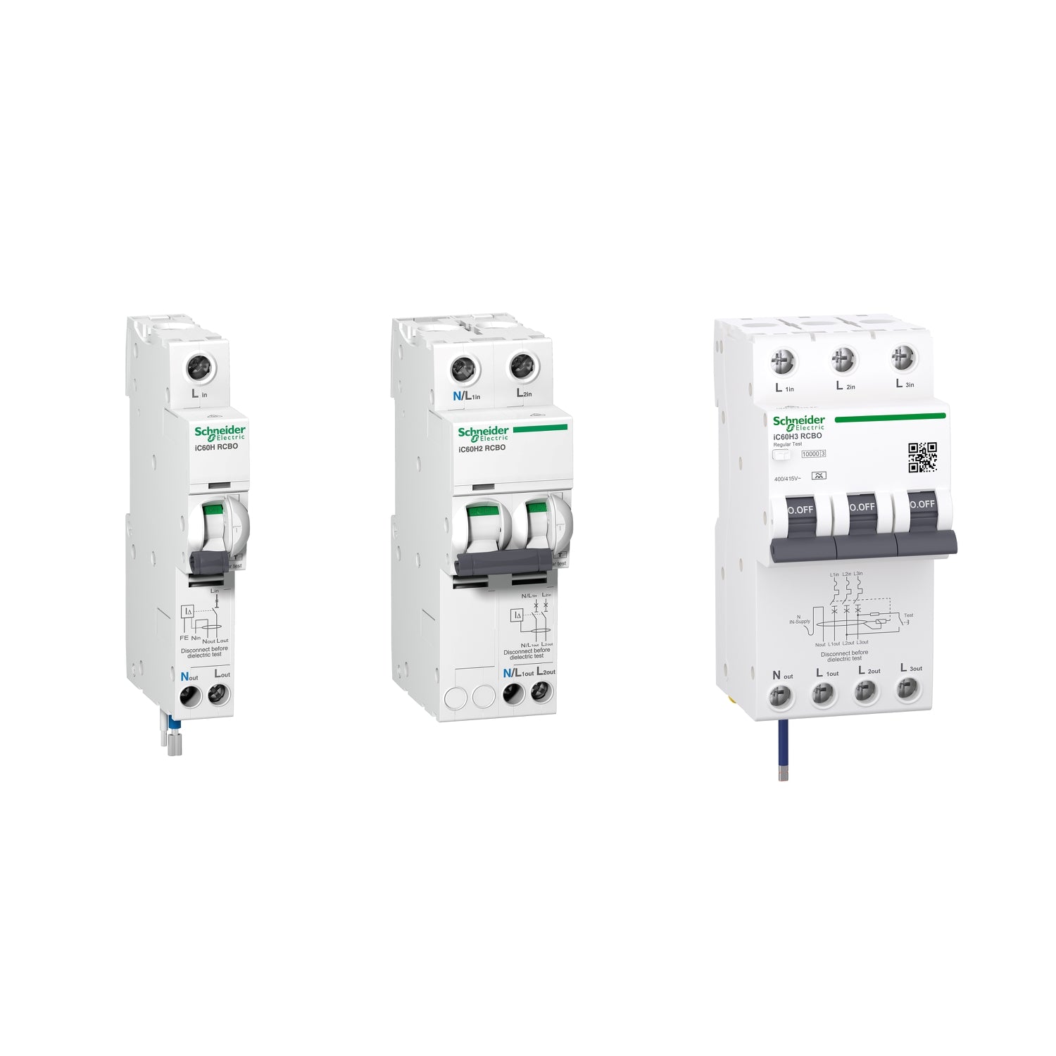 A9D11832 
iC60H - earth leakage circuit breaker - 1P + N - C curve - 32 A - 30 mA - 240 V