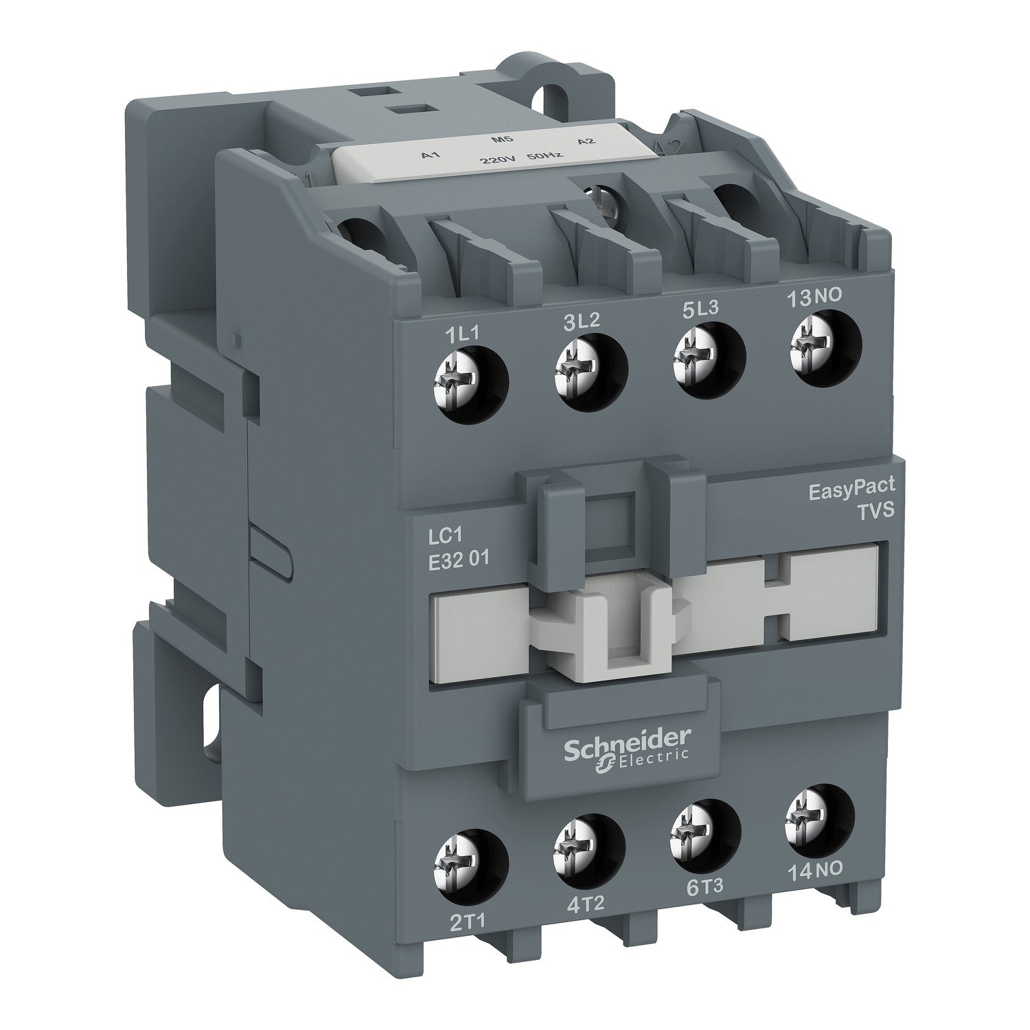 LC1E3201M5 
EasyPact TVS contactor 3P(3 NO) - AC-3 - <= 440 V 32A - 220 V AC coil